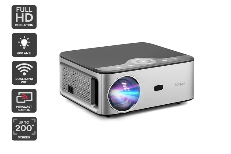 600 ANSI Full HD Wi-Fi Projector with Miracast – W6